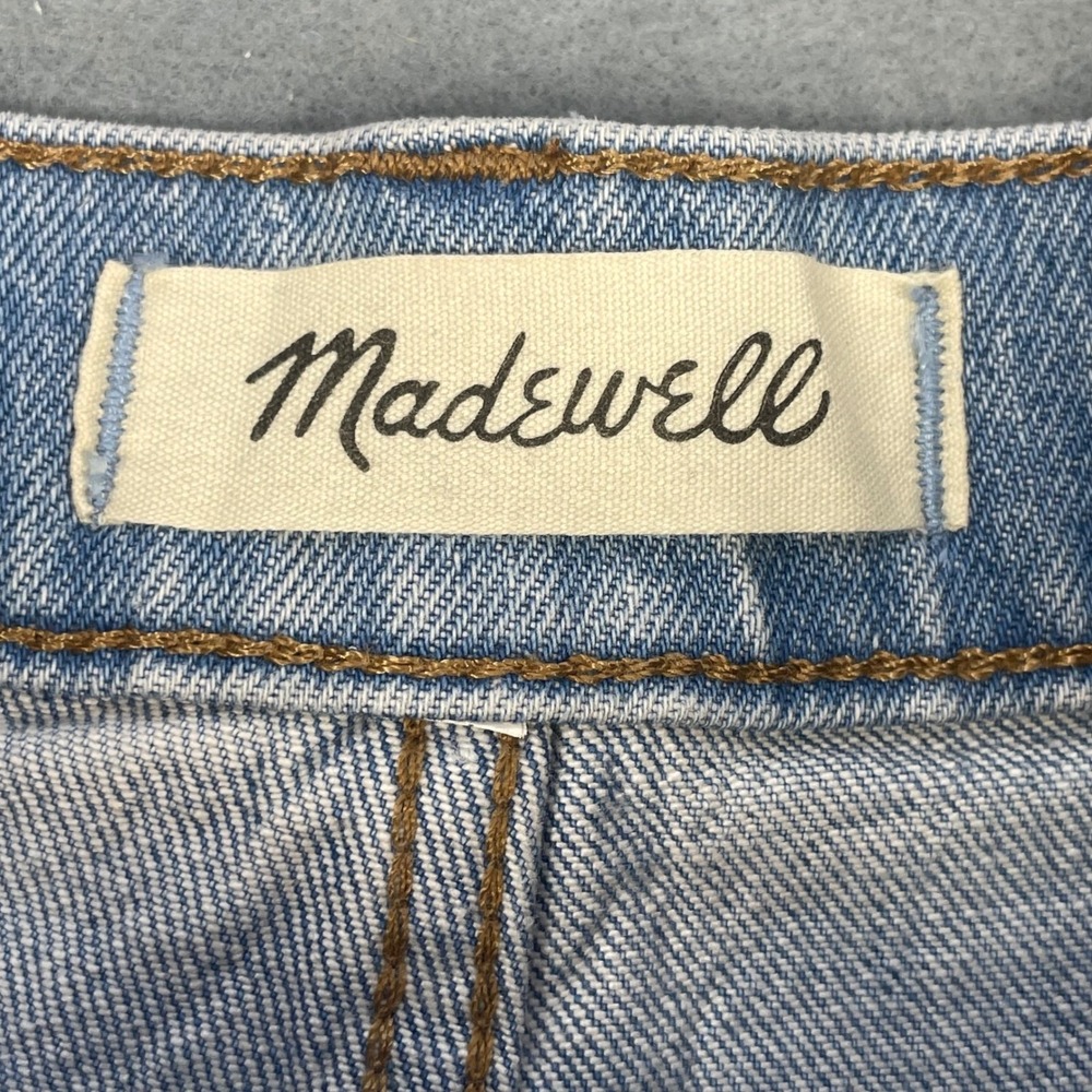 Madewell Light Blue Balloon Jeans High Rise Tapered Womens Size 25 - Picture 4 of 11
